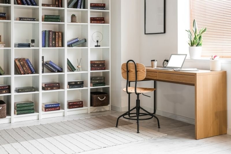 Bookshelf at home 