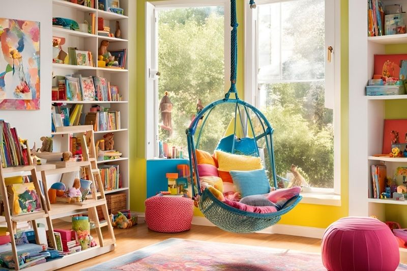 Children's room swings