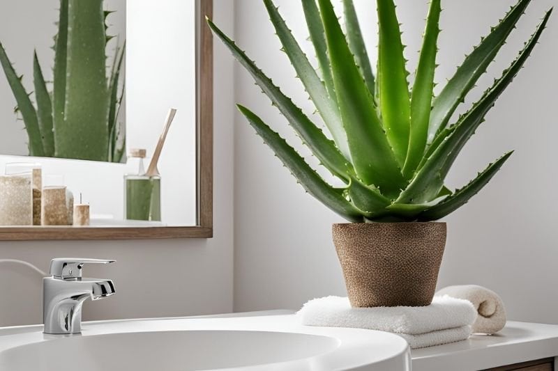 Plants used in the bathroom