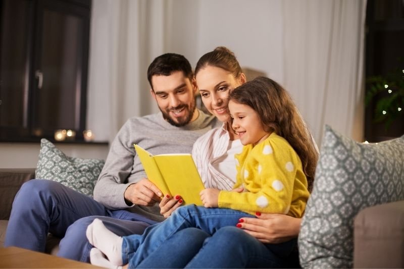 Read books with the family