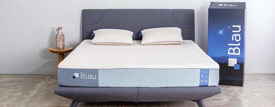 Sleepy blue hybrid visco mattress