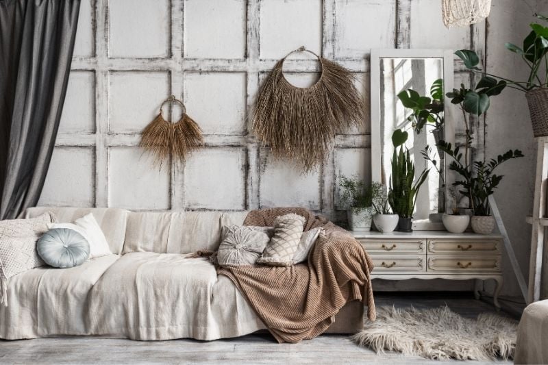 Bohemian style and minimalism