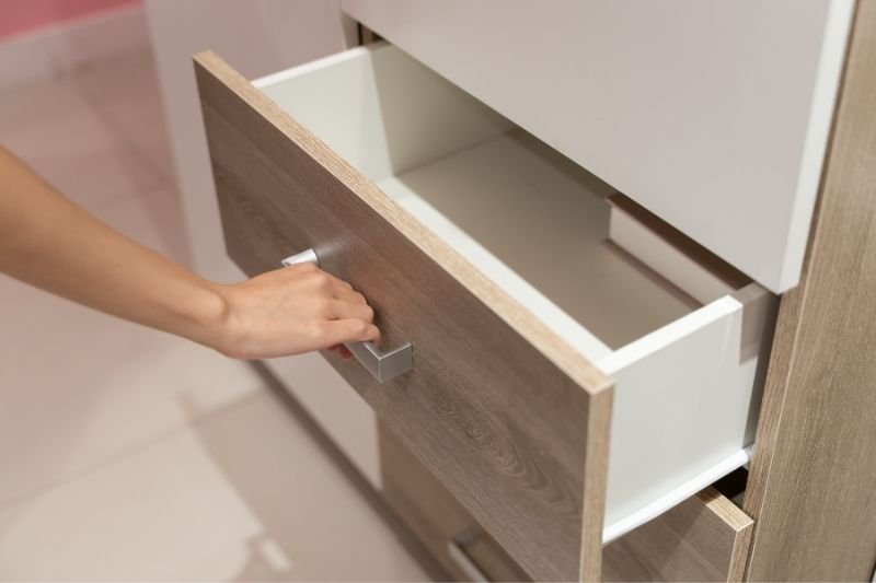 Furniture with drawers