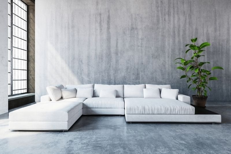 bright sofa decoration