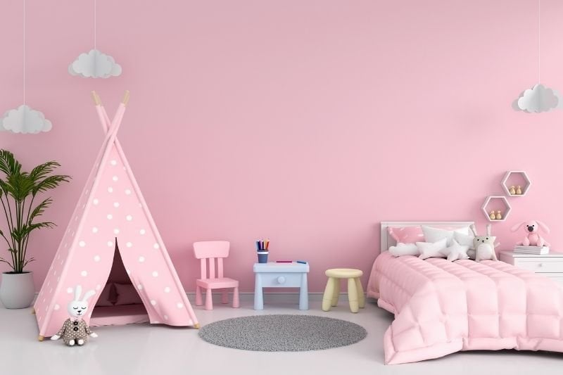 spacious children's room