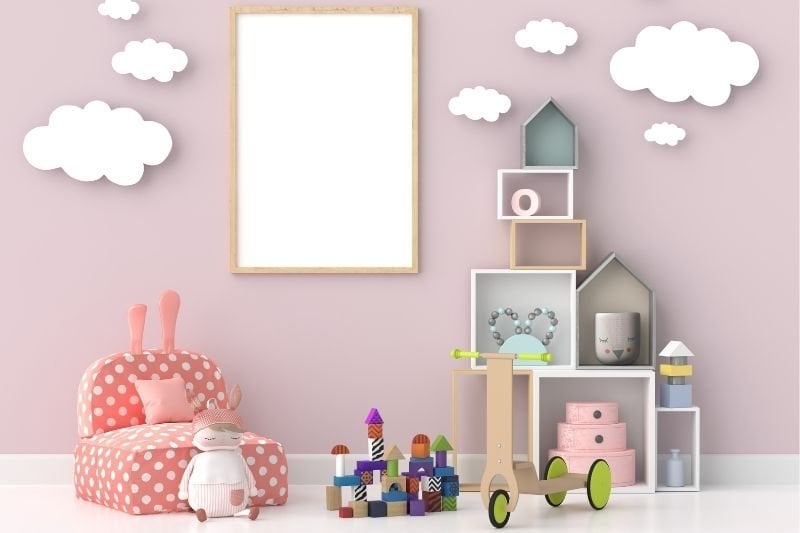 Children's room wall decoration