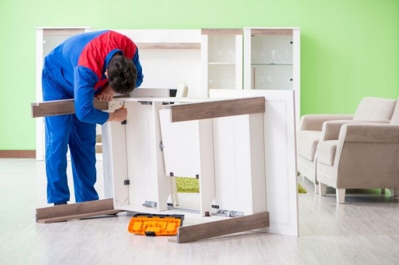 Repair and maintenance work for furniture maintenance