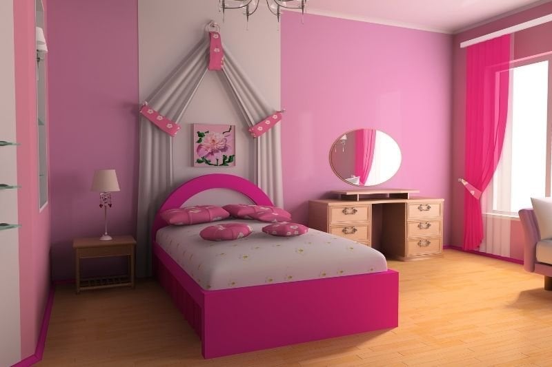 What color should the teenager's room be?