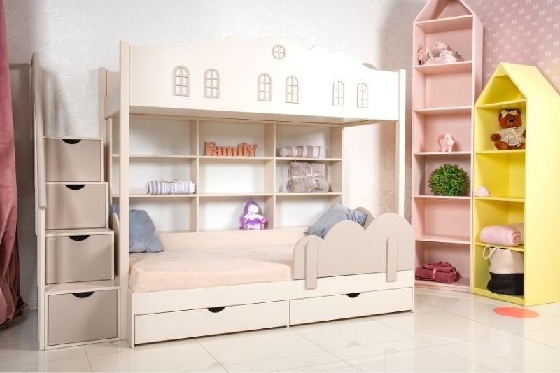 Bunk bed models for girls' rooms