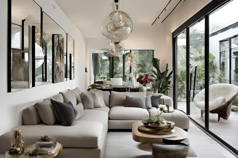 Minimalist living room decoration